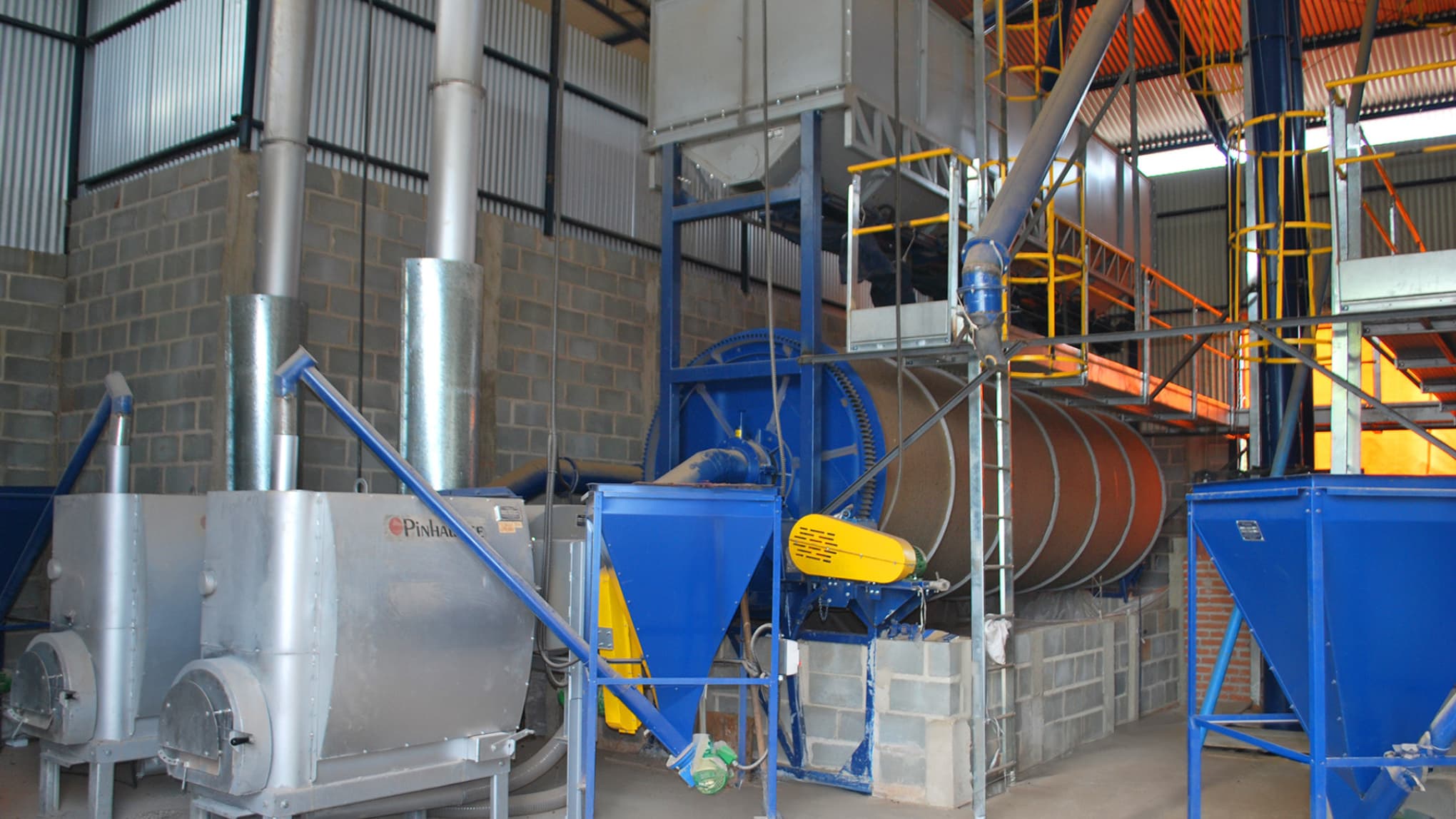 Divided drum coffee dryer Pinhalense