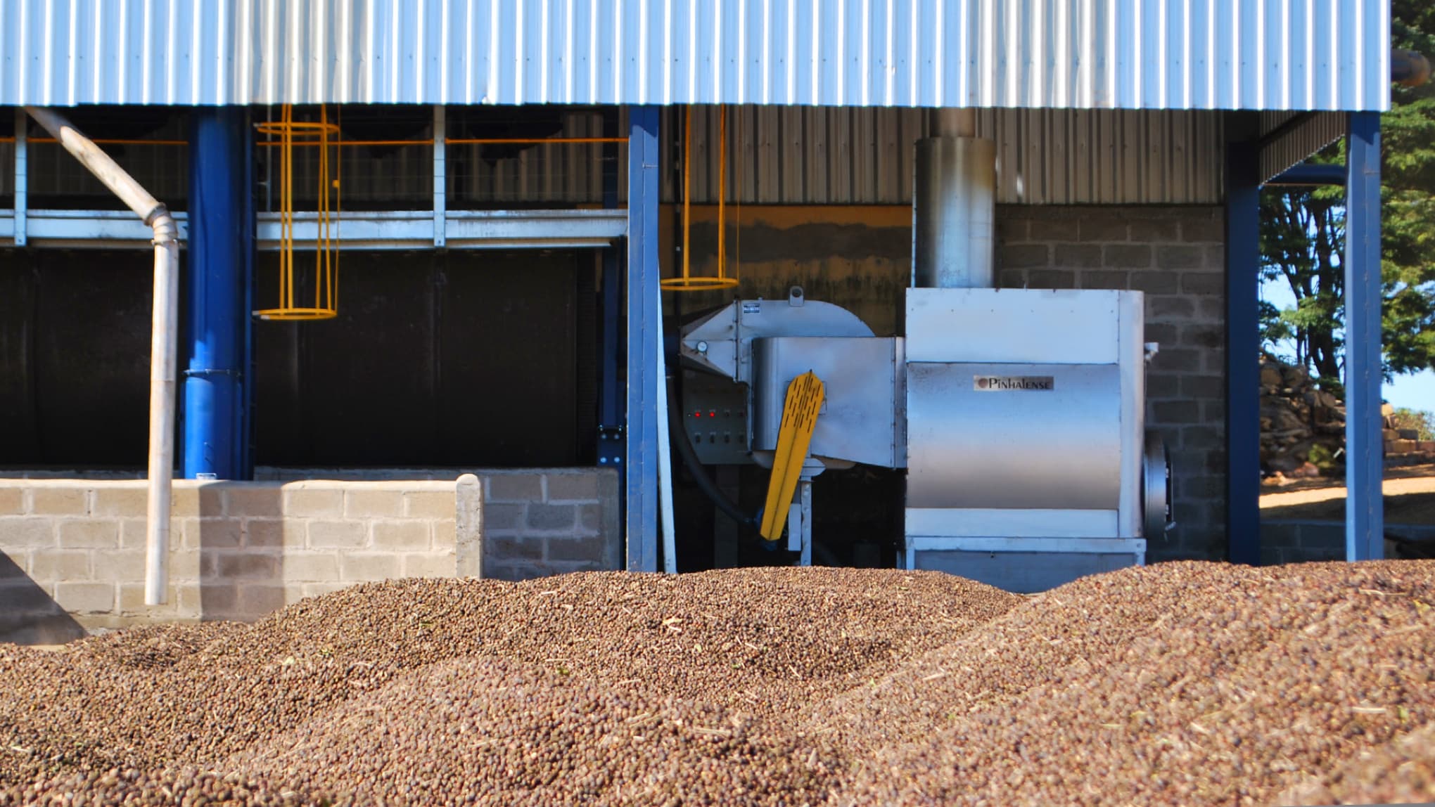 Heat exchangers for coffee dryers Pinhalense.