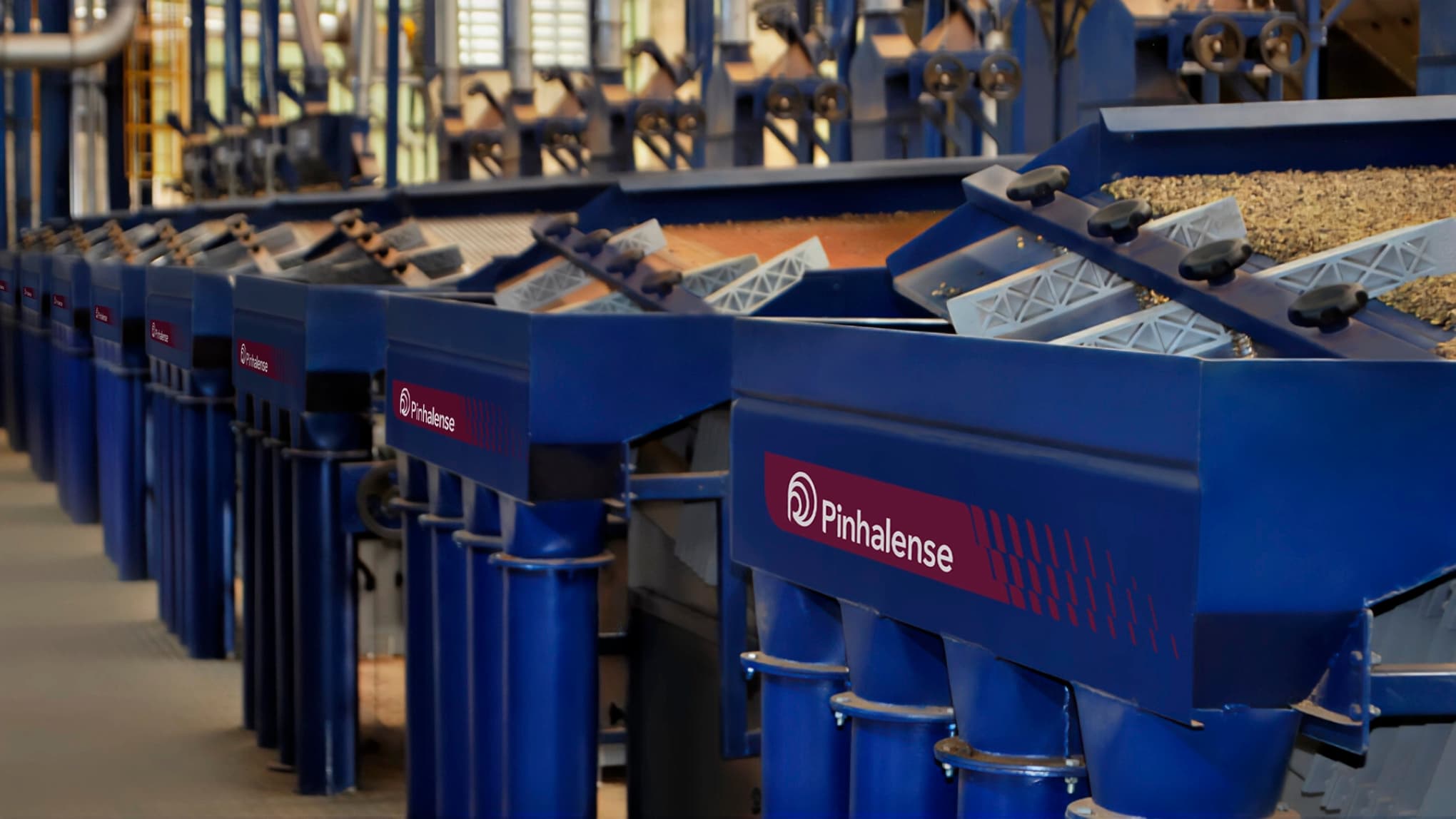 Gravity separator Pinhalense for coffee